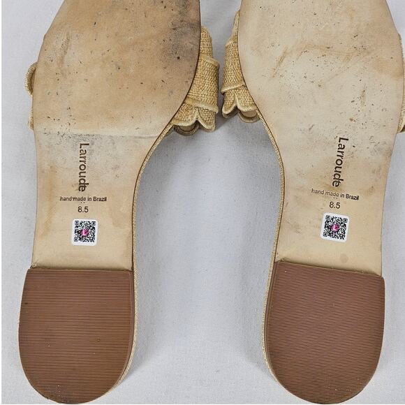 LAURROUDE CARROUSEL Sandals - Beige, Intricate Design, Women's Size 8.5 - Picture 5 of 7